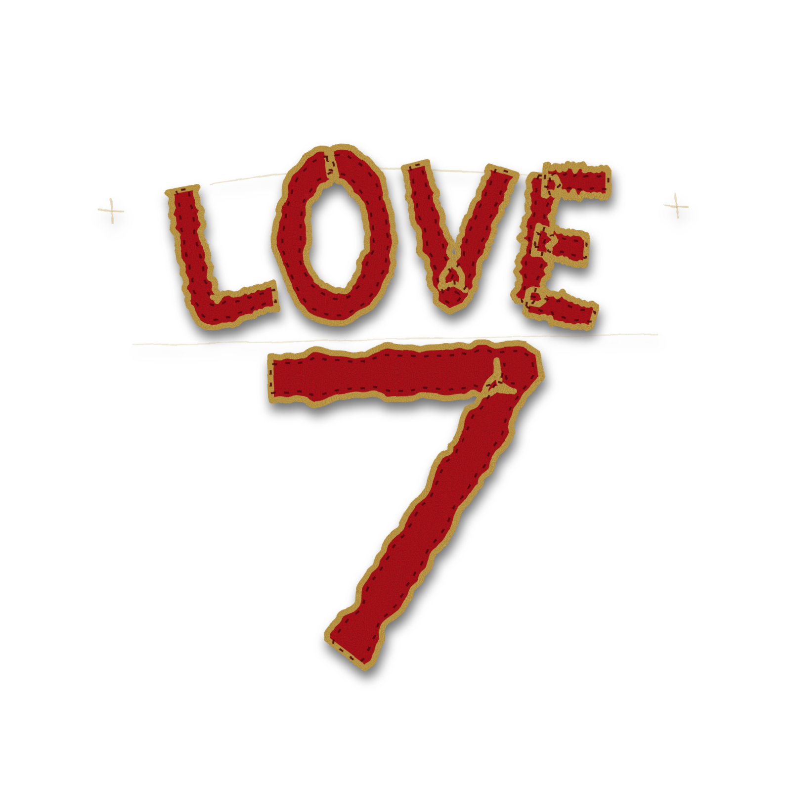 LOVE 7 nameplate
